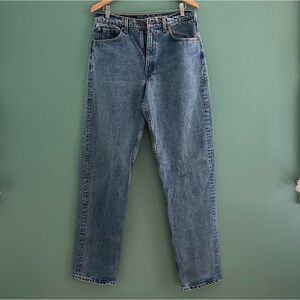 Vintage Levi's 555 Relaxed Fit Straight Leg Red Tab Jeans — Size 34 x 36